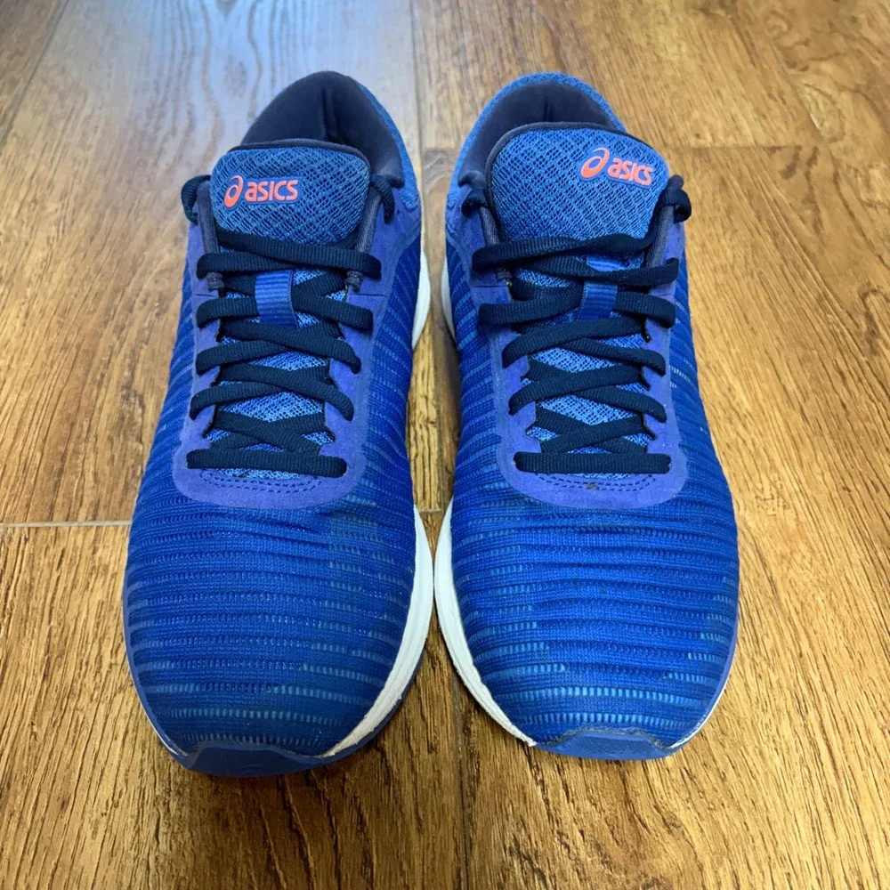 Asics DynaFlyte 2 Blue Running Shoes Womens 10‎ T7D5N FlyteFoam Sneakers